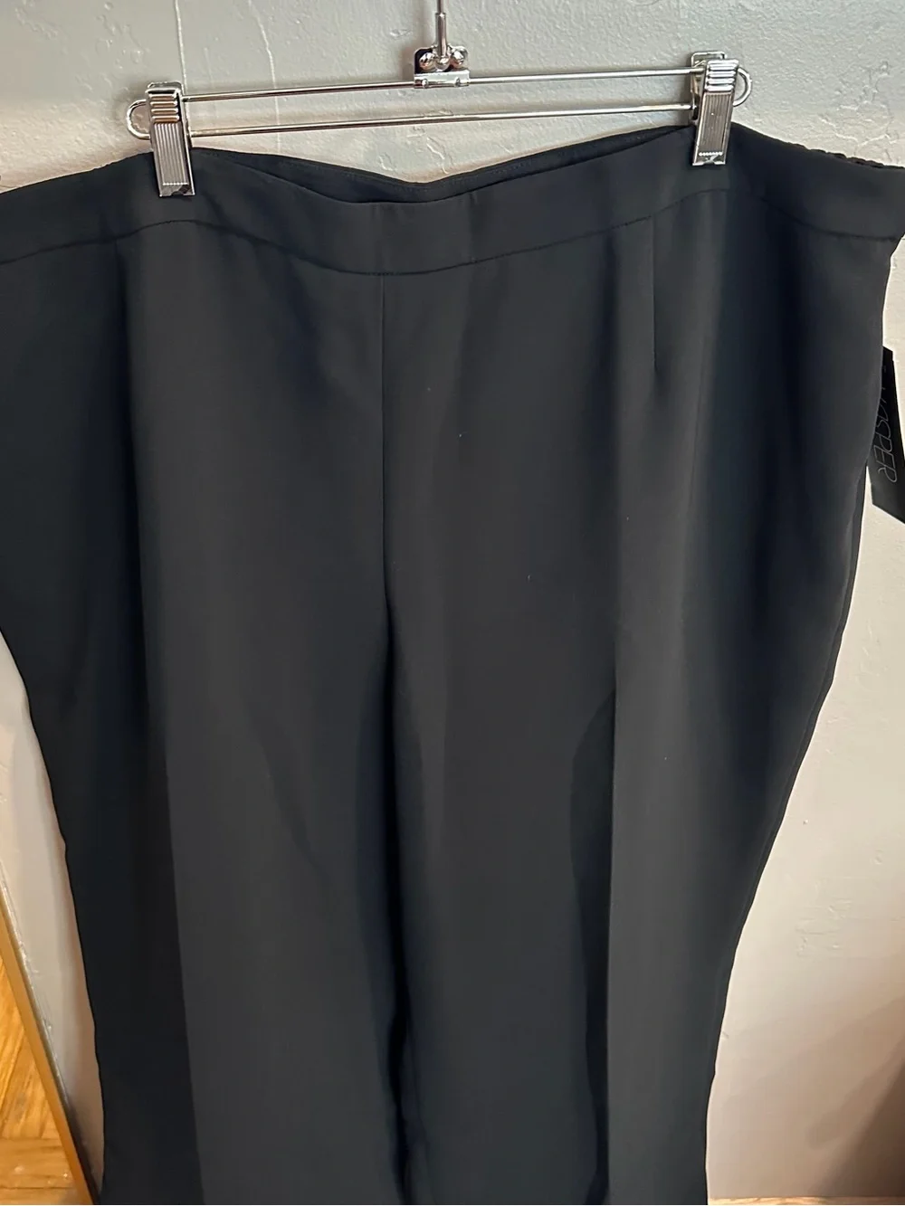 Kasper Black Wide-Leg Dress Trousers NWT Size 22W #J17